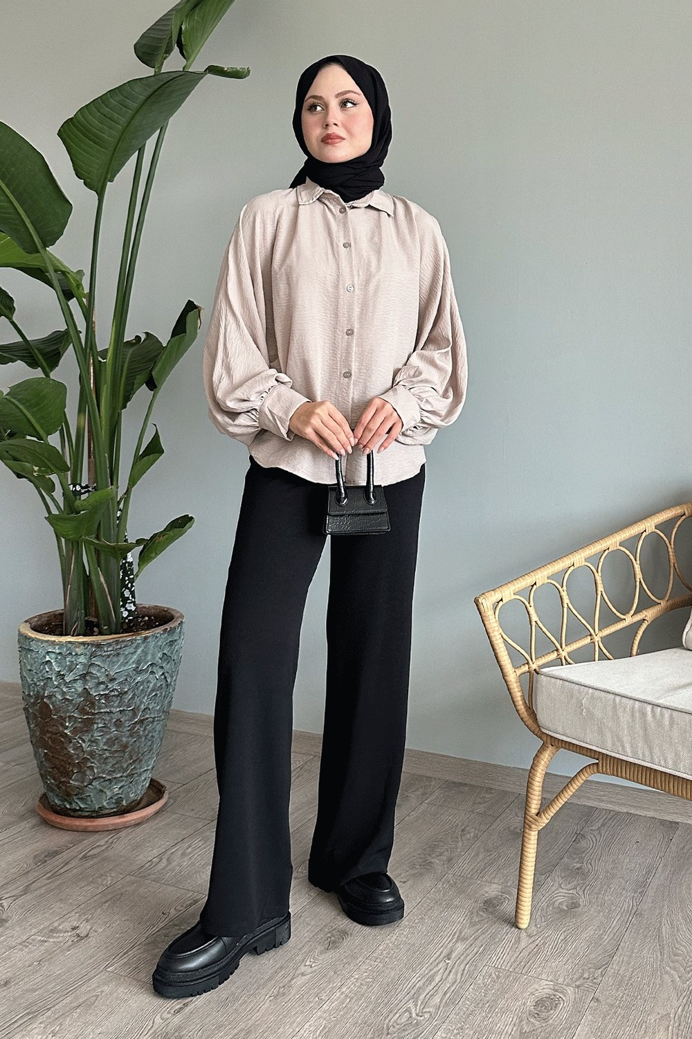 Salaş Basic Taş Gömlek