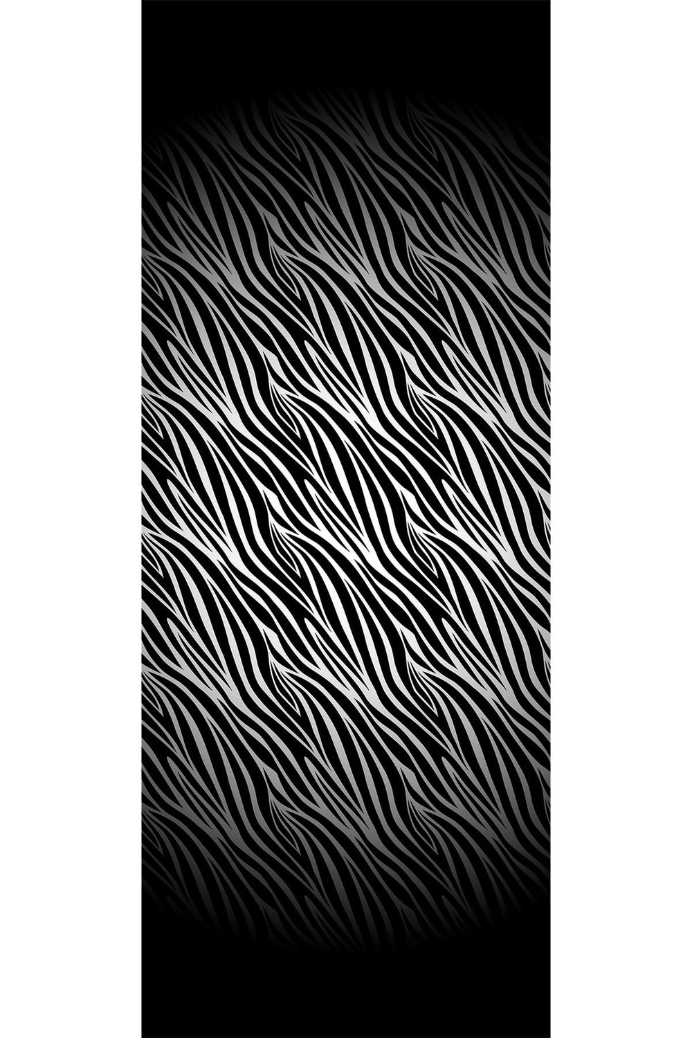 Zebra Desenli Gri Soft Pamuk Şal