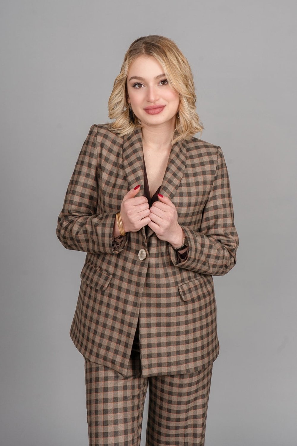 DOLLY PÖTİKARE BLAZER TEK CEKET 8633