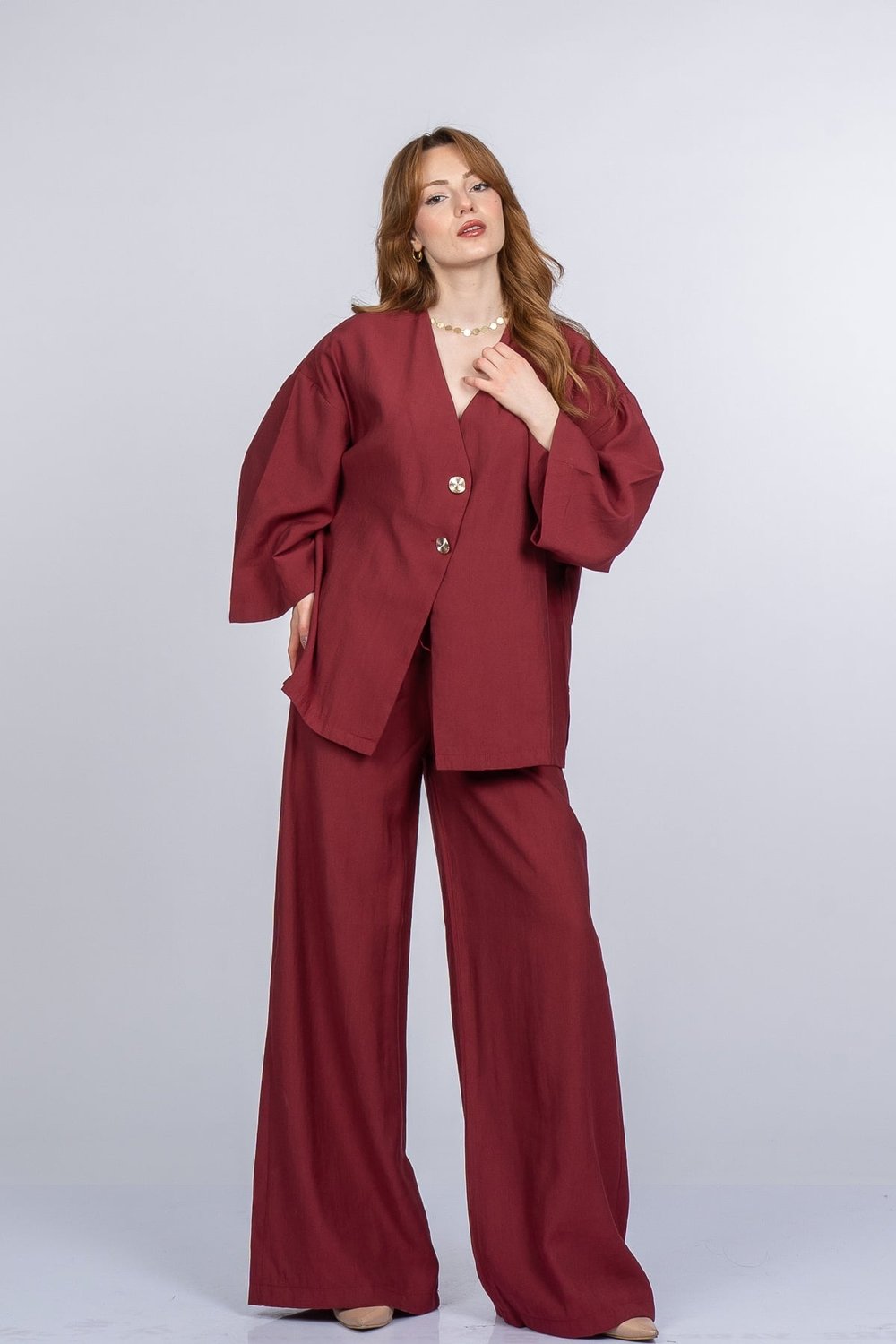 Lavelle Oversize Modal Kumaş Takım