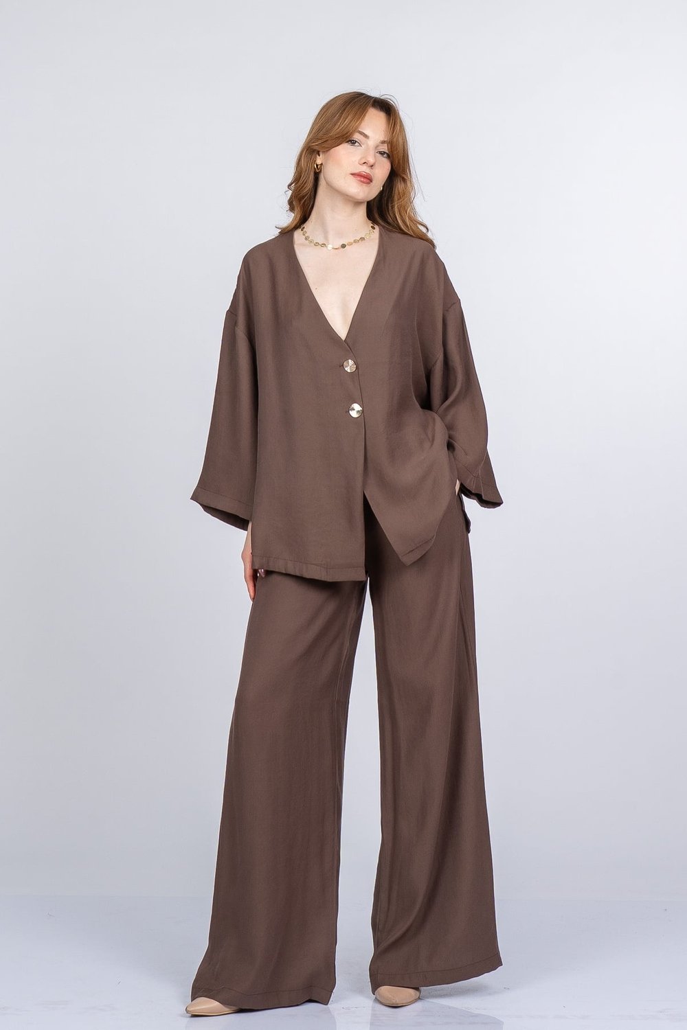 Lavelle Oversize Modal Kumaş Takım