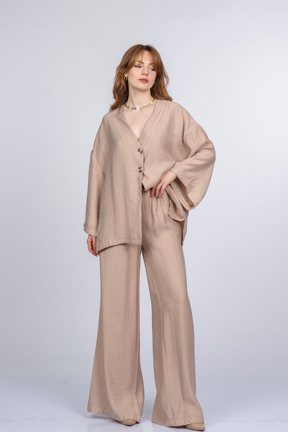 Lavelle Oversize Modal Kumaş Takım