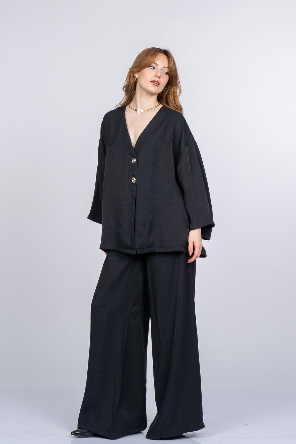 Lavelle Oversize Modal Kumaş Takım