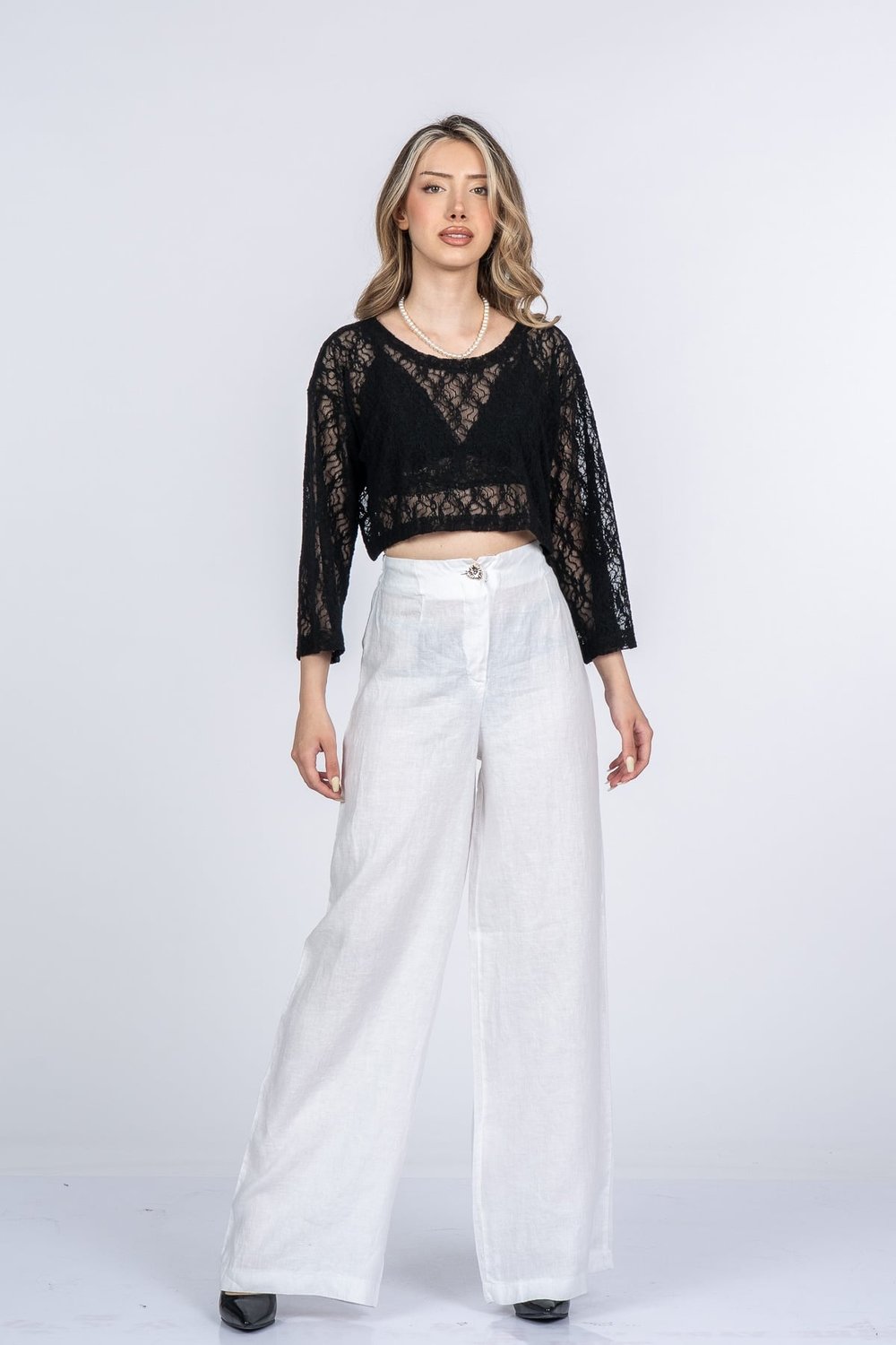 Luvina Premium Keten Pantolon 30399