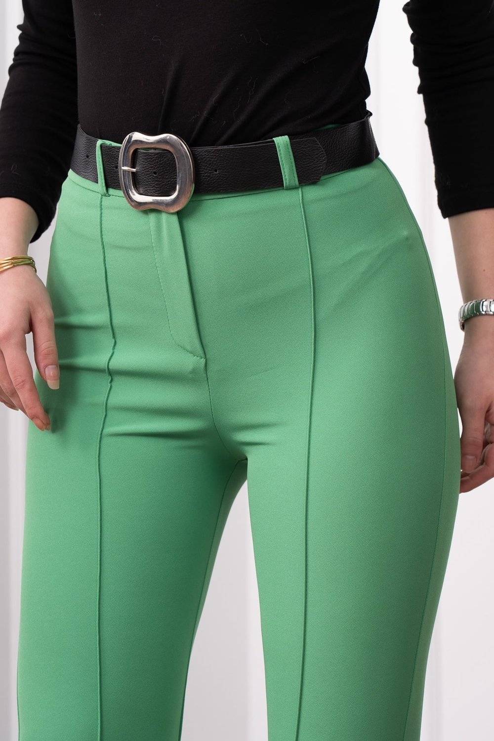 MissVina İspanyol Paça Kemerli Pantolon 3950