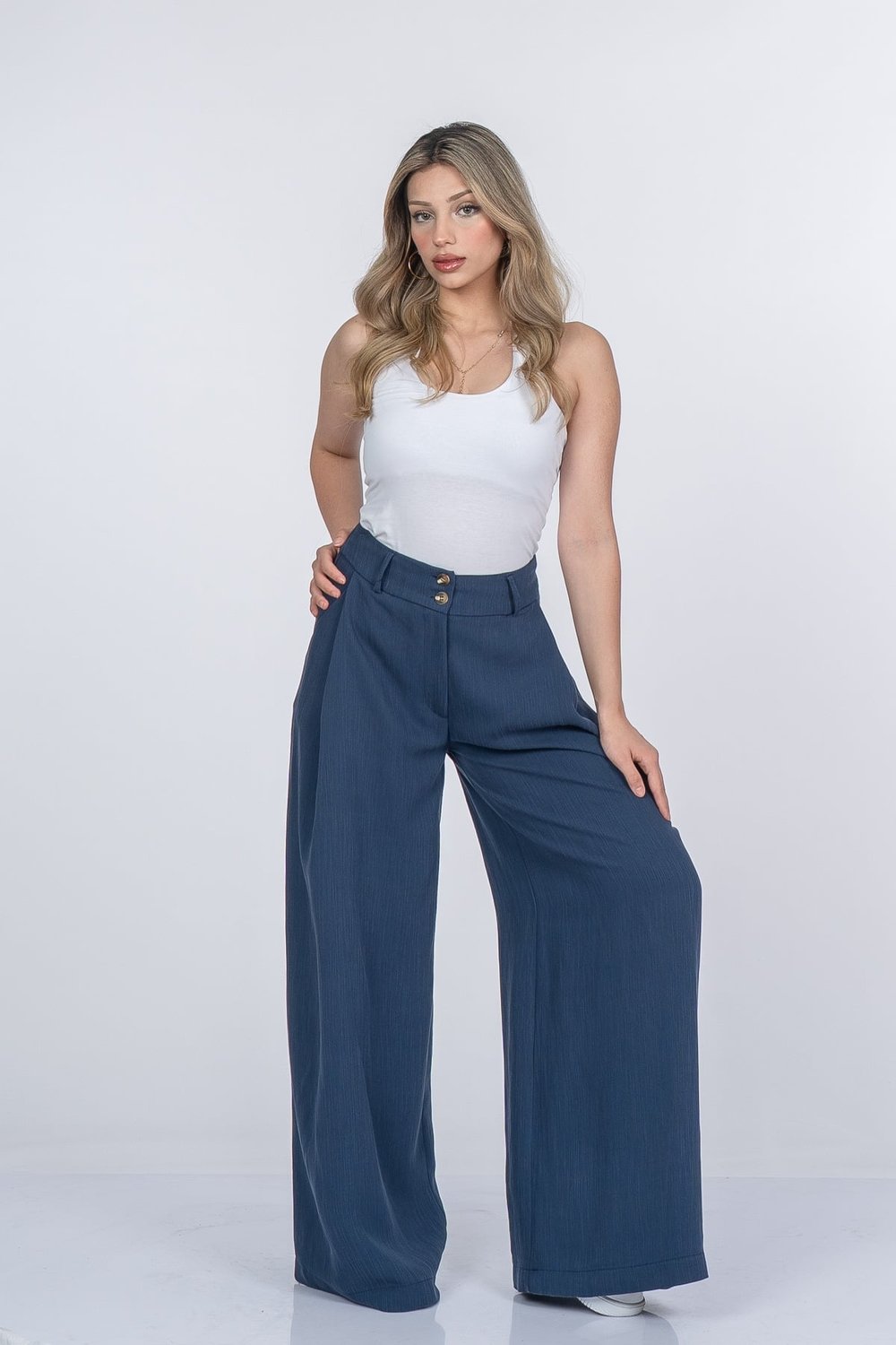 Samira Bol Paça Kumaş Pantolon 30411