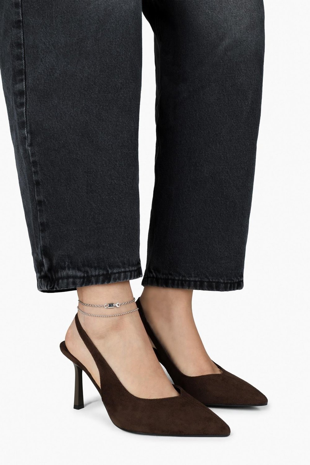 Kadın Avoria Kahve Süet Stiletto