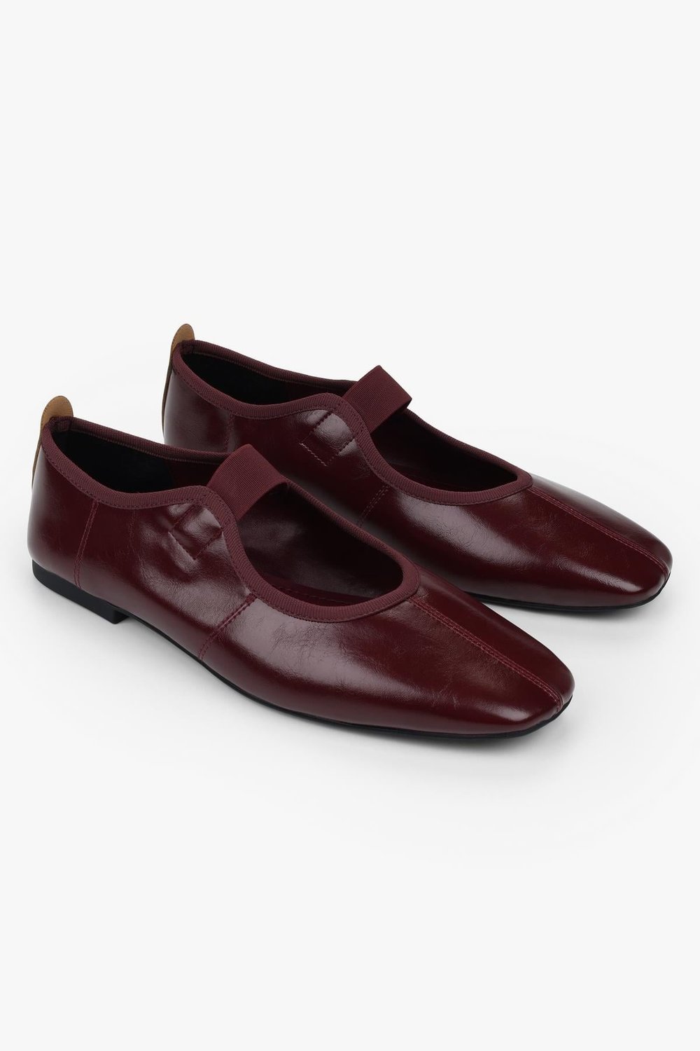 Kadın Bless Bordo Cilt Lastikli Spor Babet