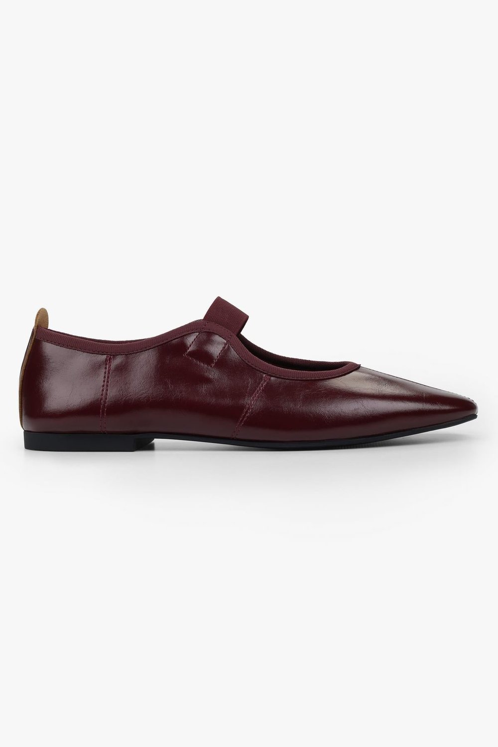 Kadın Bless Bordo Cilt Lastikli Spor Babet