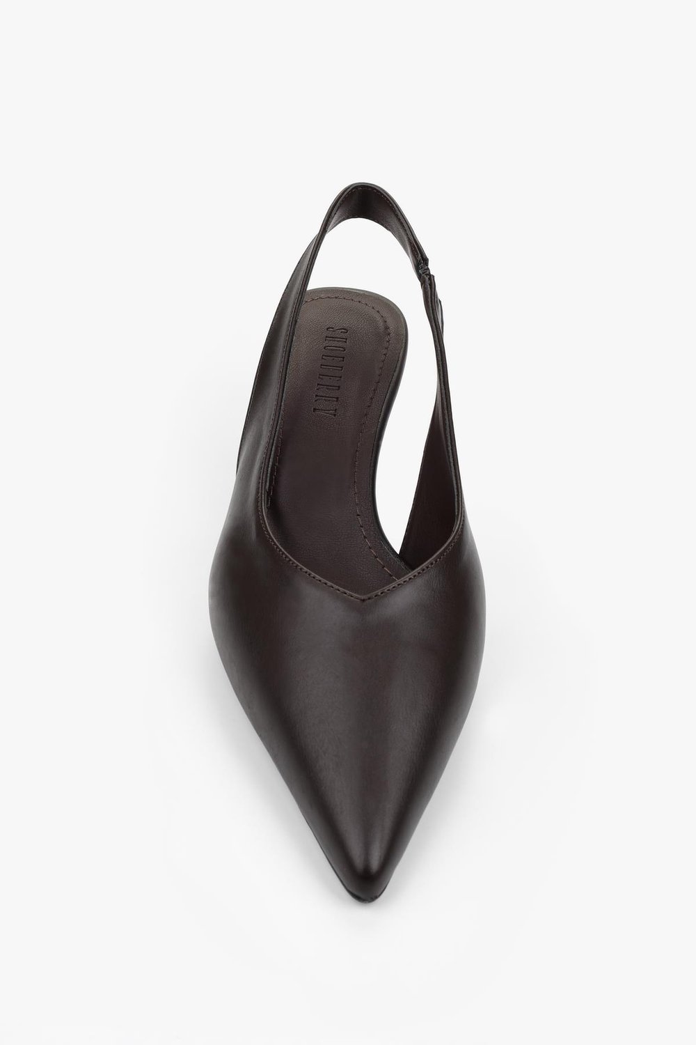 Kadın Enca Kahve Cilt Stiletto