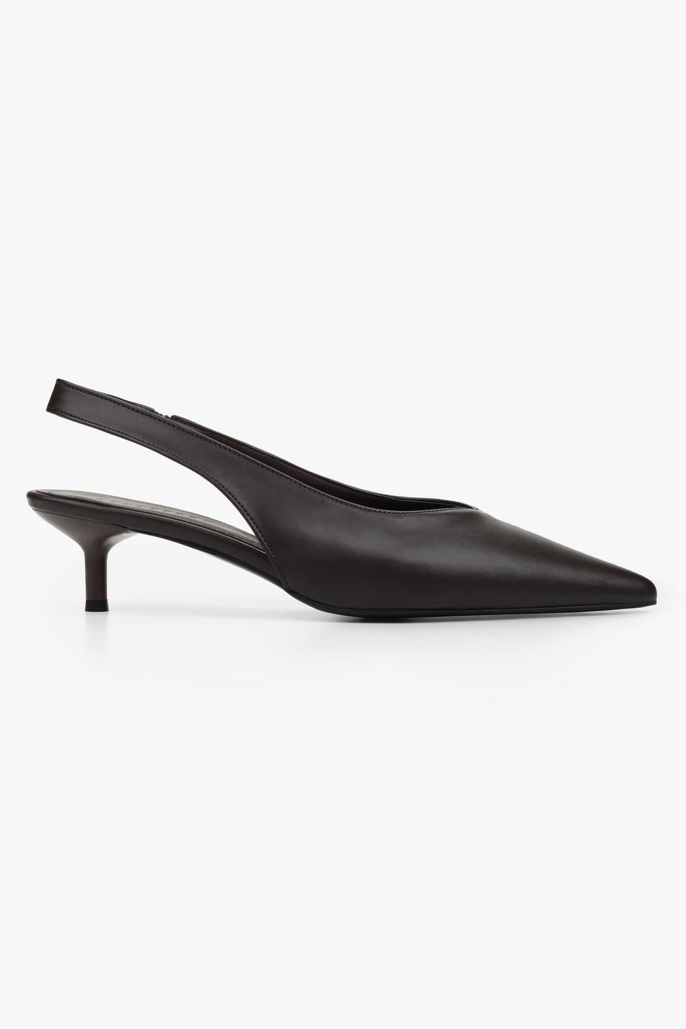 Kadın Enca Kahve Cilt Stiletto