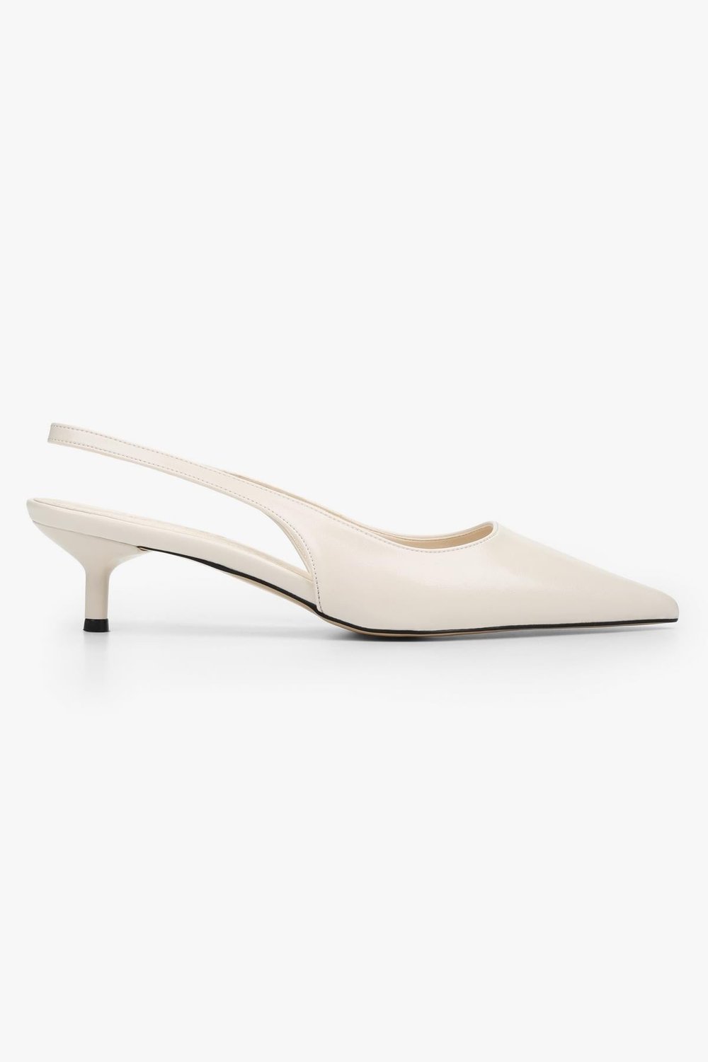 Kadın Kate Bej Cilt Mini Topuklu Stiletto