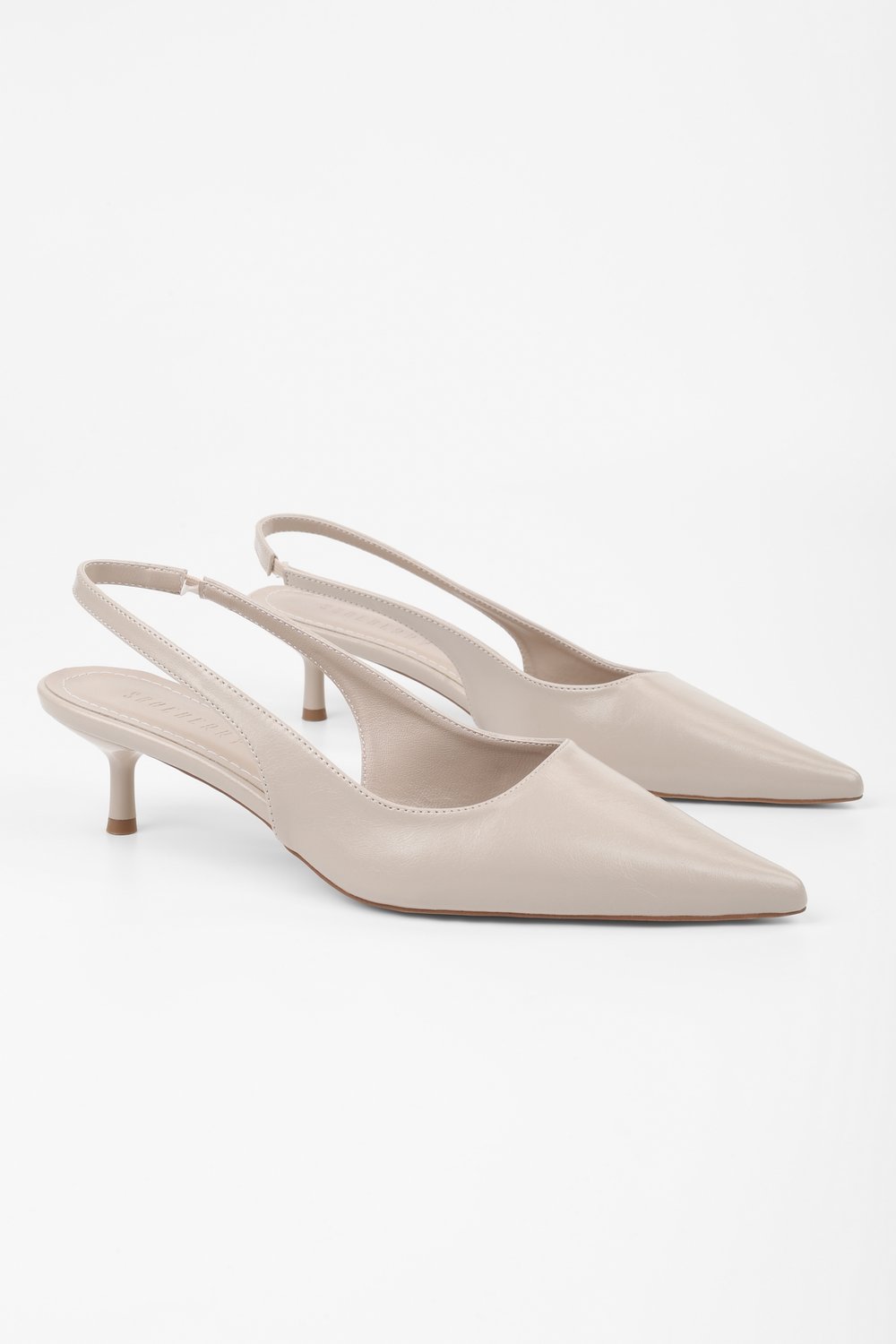 Kadın Kate Ekru Cilt Stiletto