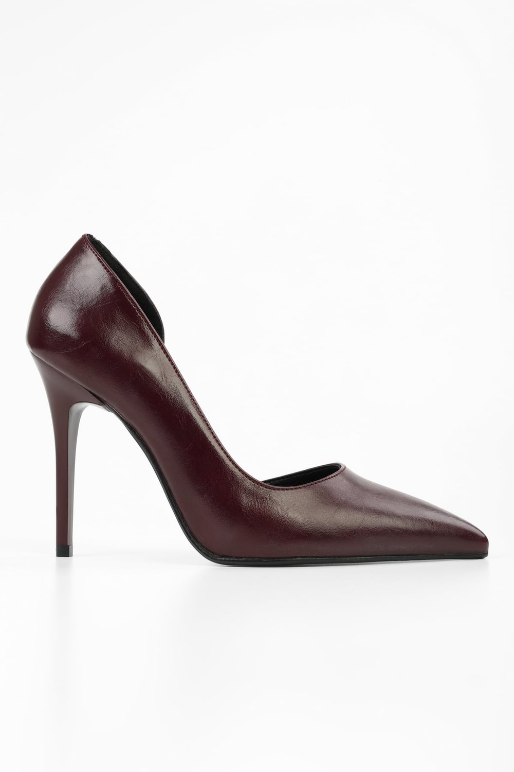 Kadın Massy Bordo Parlak Stiletto