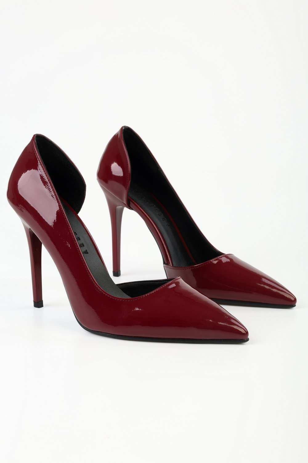 Kadın Massy Bordo Rugan Stiletto