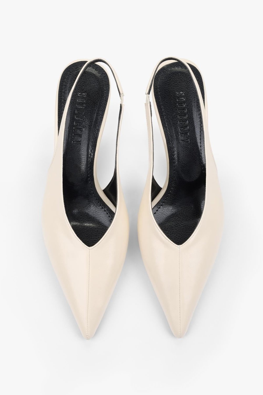 Kadın Mia Ekru Cilt Stiletto