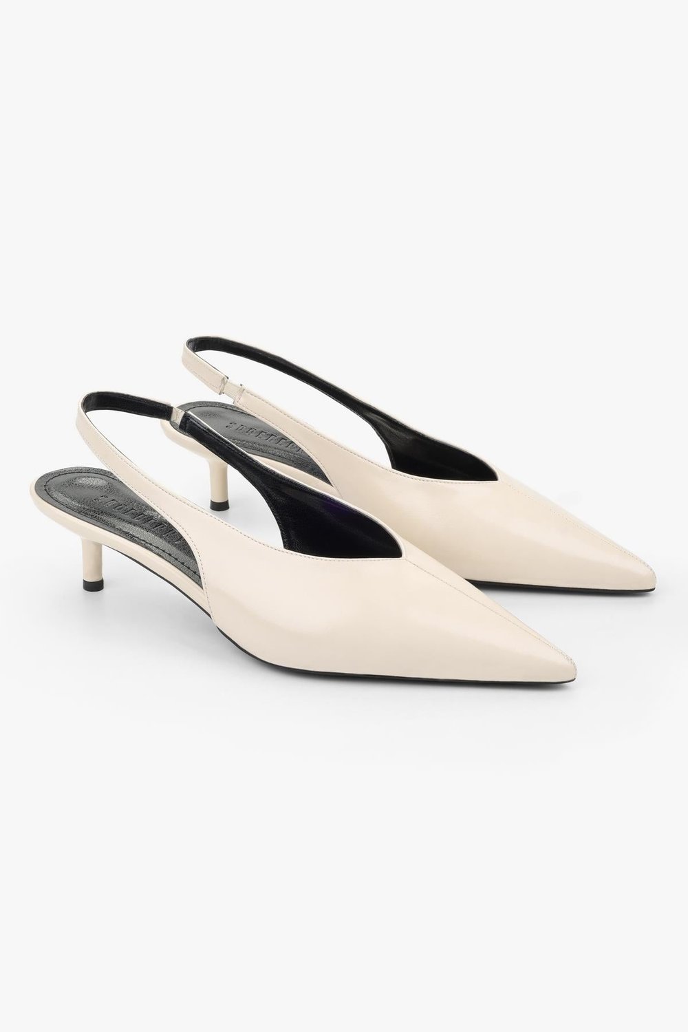 Kadın Mia Ekru Cilt Stiletto