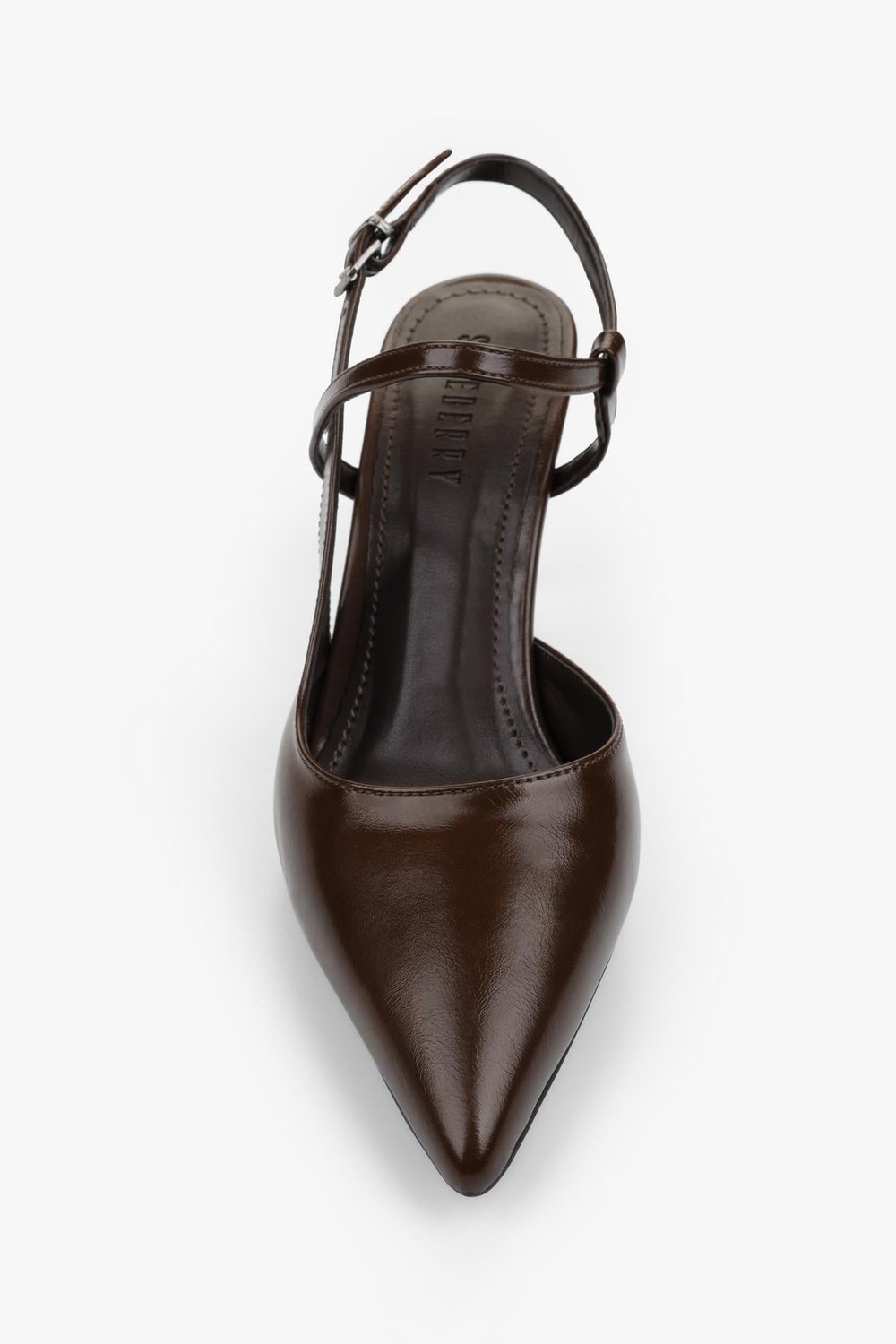 Kadın Nella Kahve Cilt Stiletto