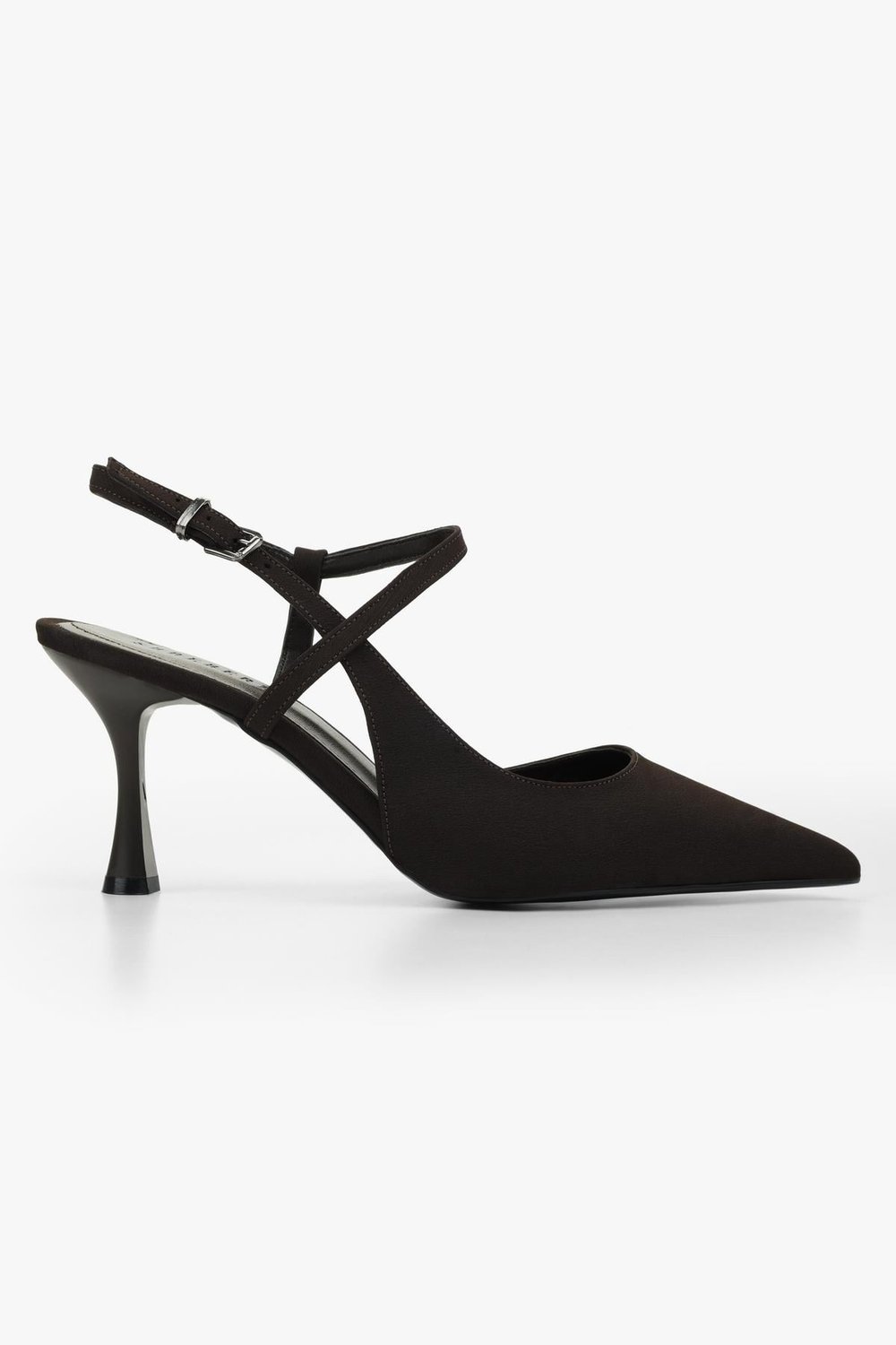 Kadın Nella Kahve Saten Stiletto