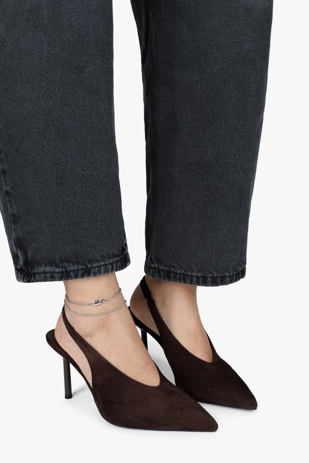 Kadın Vetra Kahve Süet Stiletto