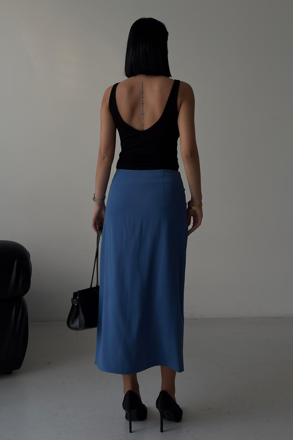 Drape Detaylı Anvelop Etek 4089