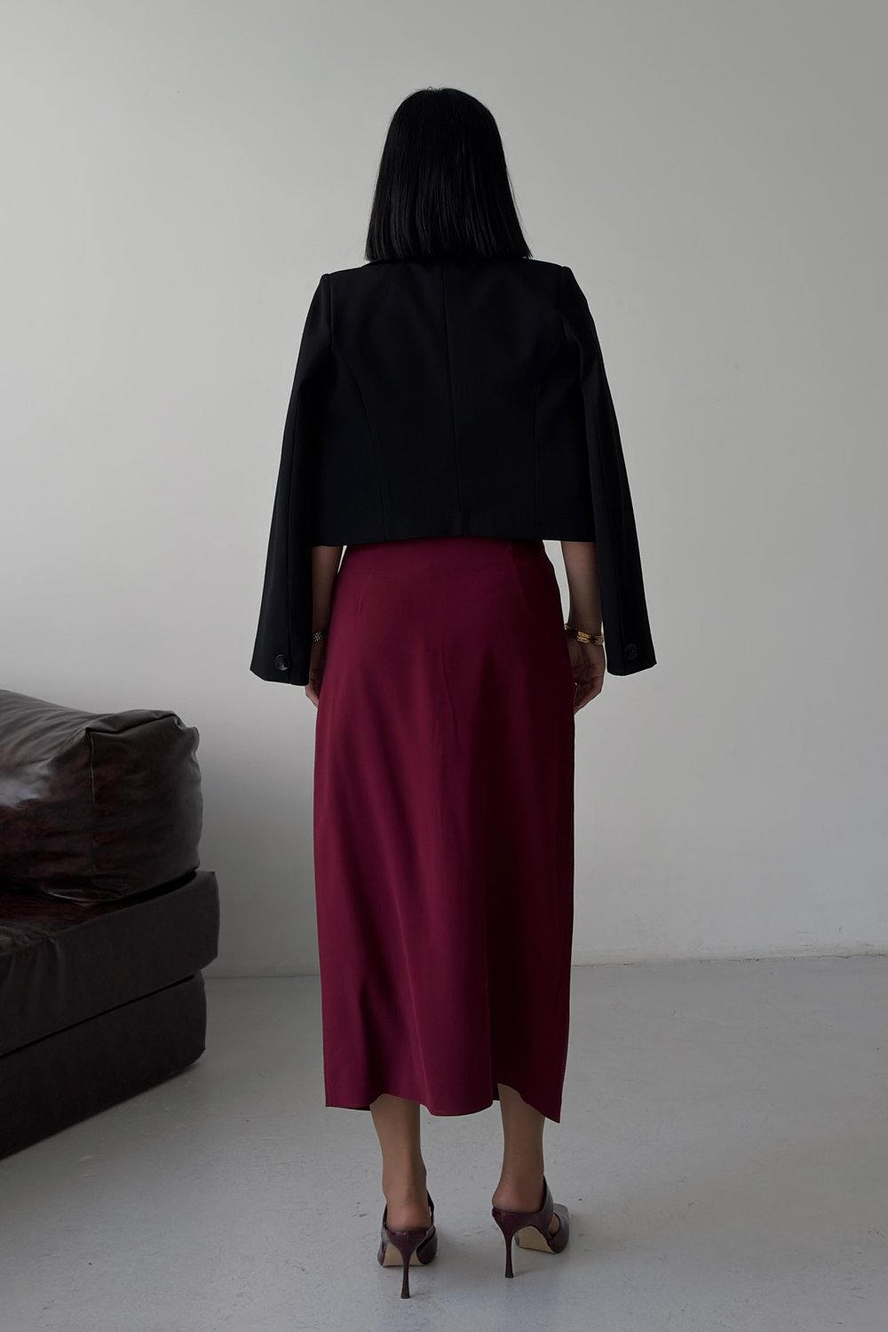 Drape Detaylı Anvelop Etek 4089