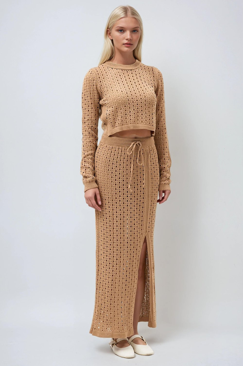 Macey Kroşe Crop Takım 9882 R2-J-K1