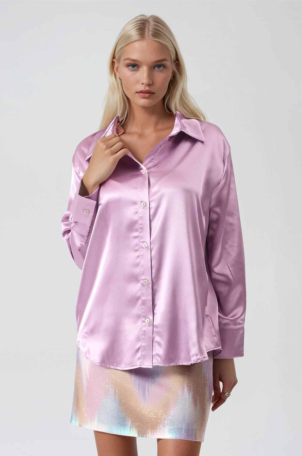 Premium Saten Gömlek 3438 R11-G-K2