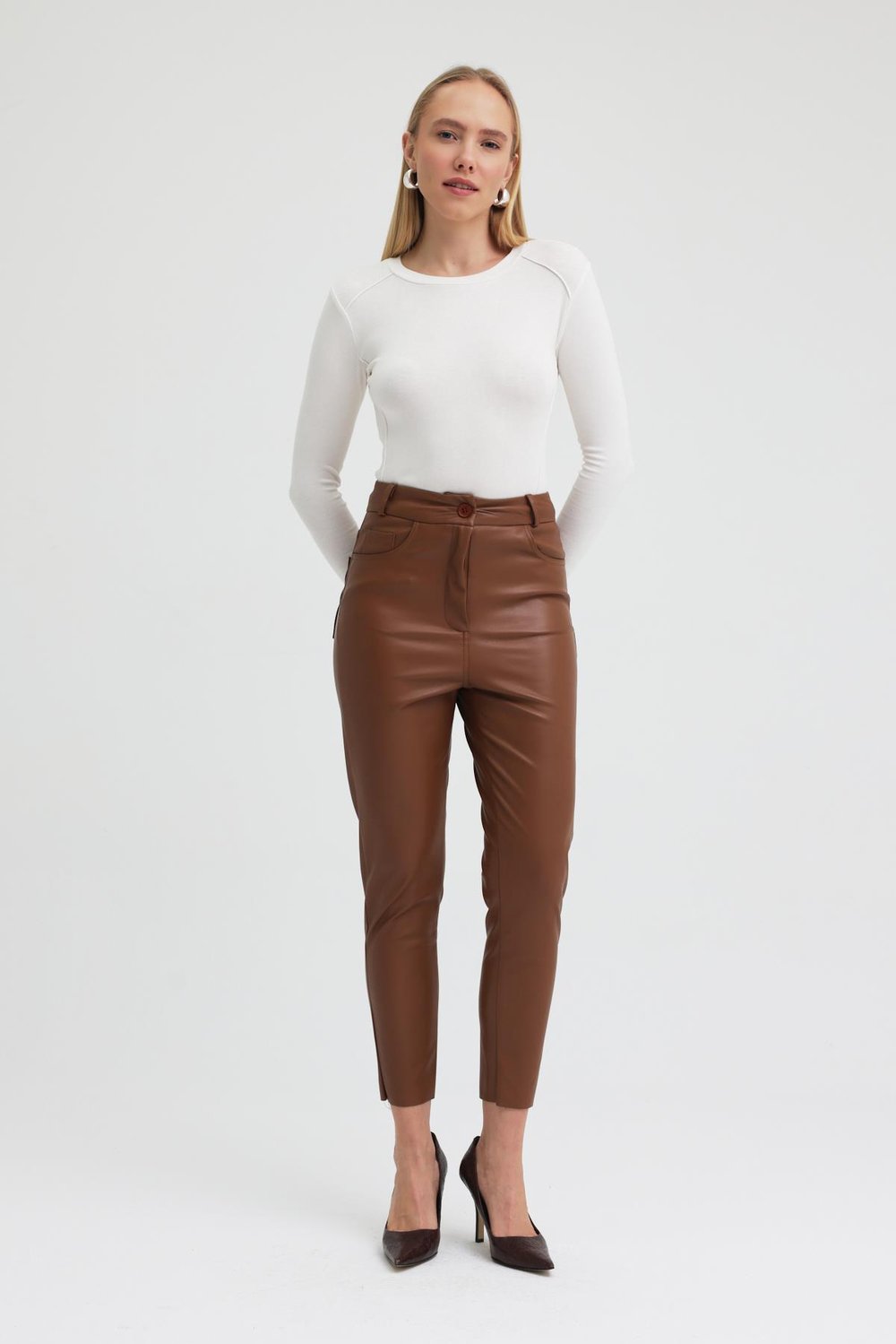 Slim Paça Deri Pantolon 0101 R3-H-K1