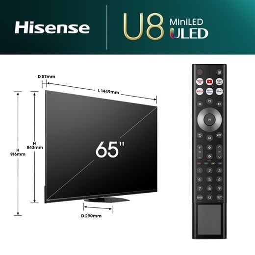 HISENSE 65U8NQ 65