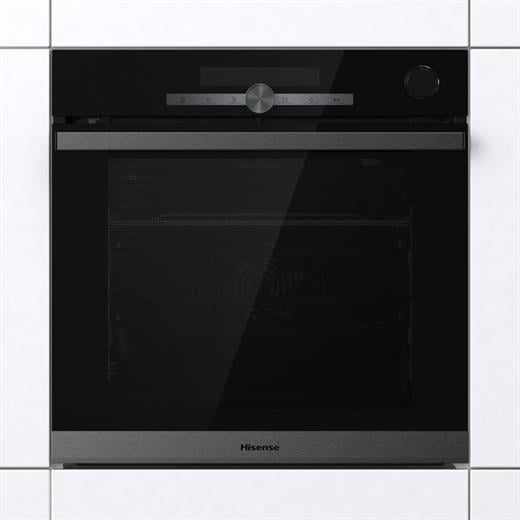 HISENSE BSA66334PG  77 LT. BUHAR DESTEKLİ ANKASTRE CAM FIRIN SİYAH