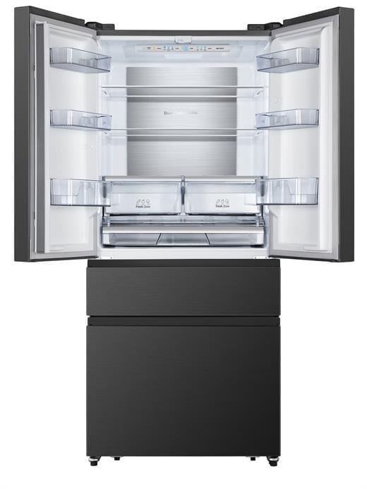 HISENSE RF540N4SBF2 SİYAH 480 LT. FRENCH DOOR  NOFROST A++ BUZDOLABI