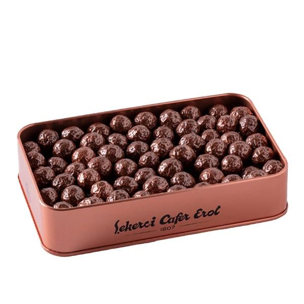 Şekerci Cafer ErolKahveli Draje - Bronz Teneke Kutu 300 gr