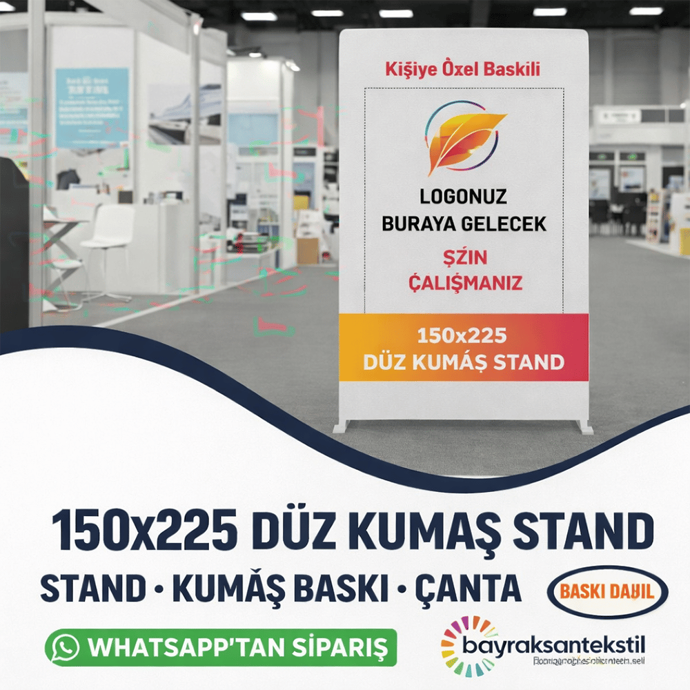 150x225 Düz Kumaş Stand