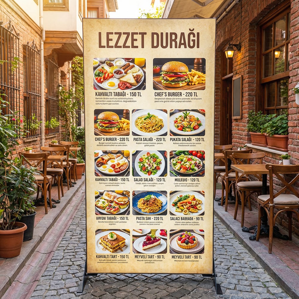 30*40 Cm Ayaklı Lightbox