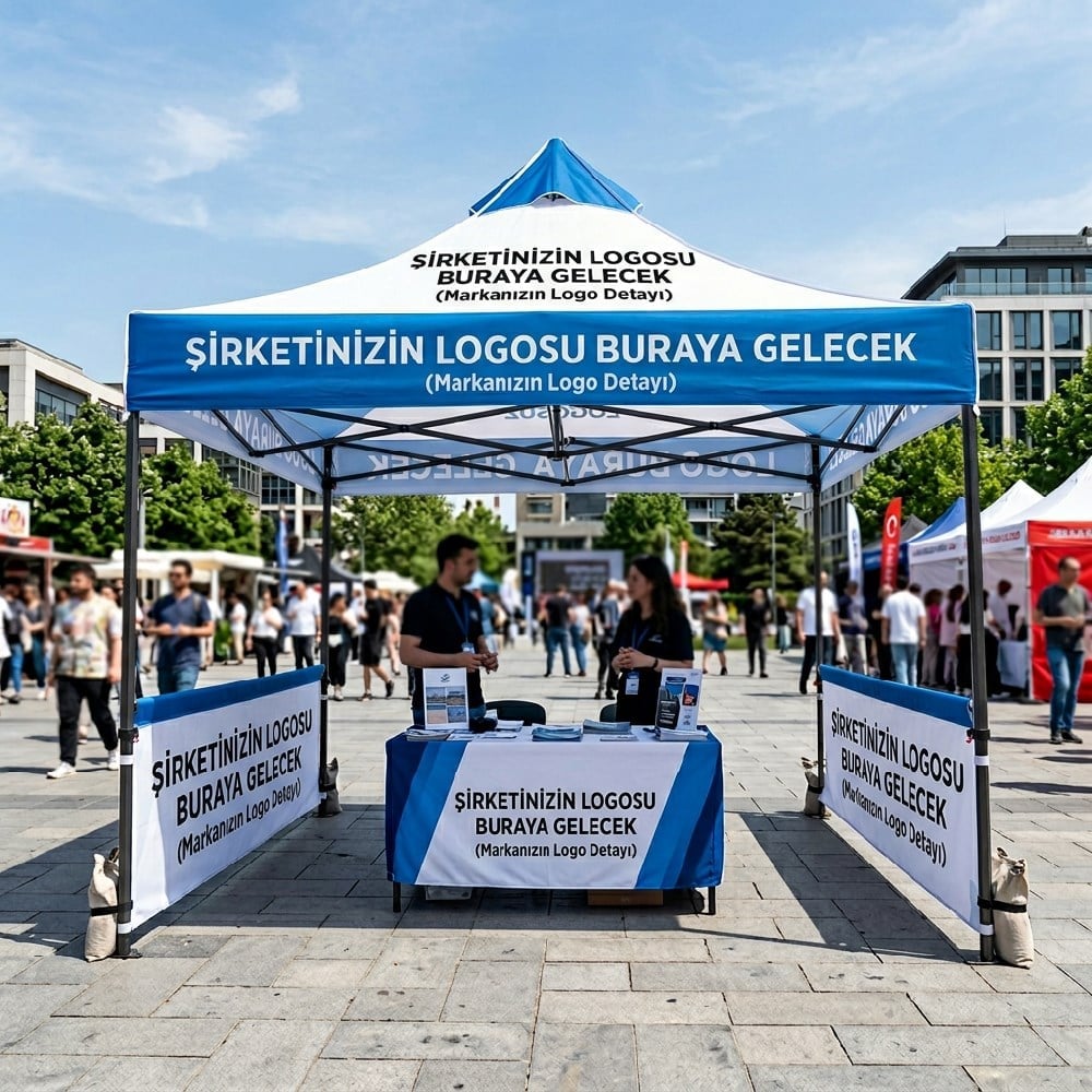 3x6 Logolu Çadır