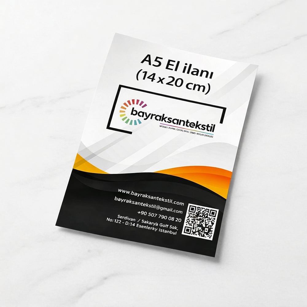 A5 El ilanı (14x20 cm)