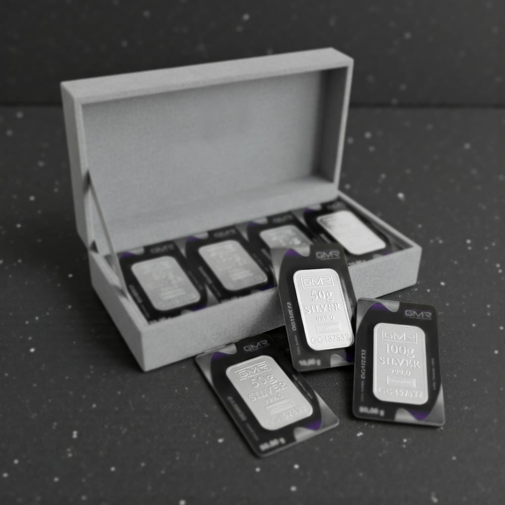 100 Gram Külçe Gümüş