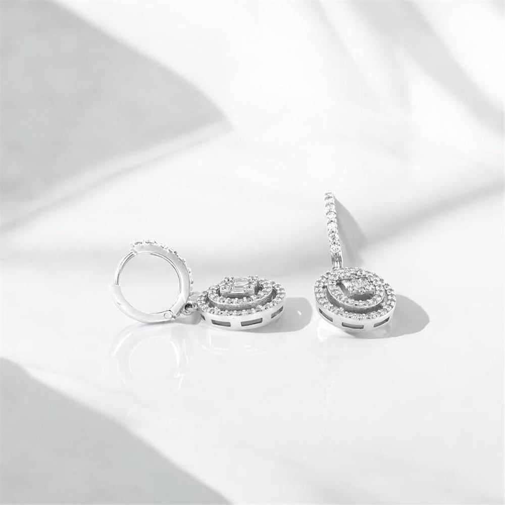 14 Ayar Altın Baget Küpe  -  0185011