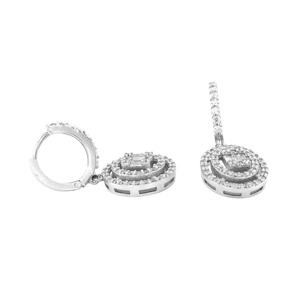 14 Ayar Altın Baget Küpe  -  0185011