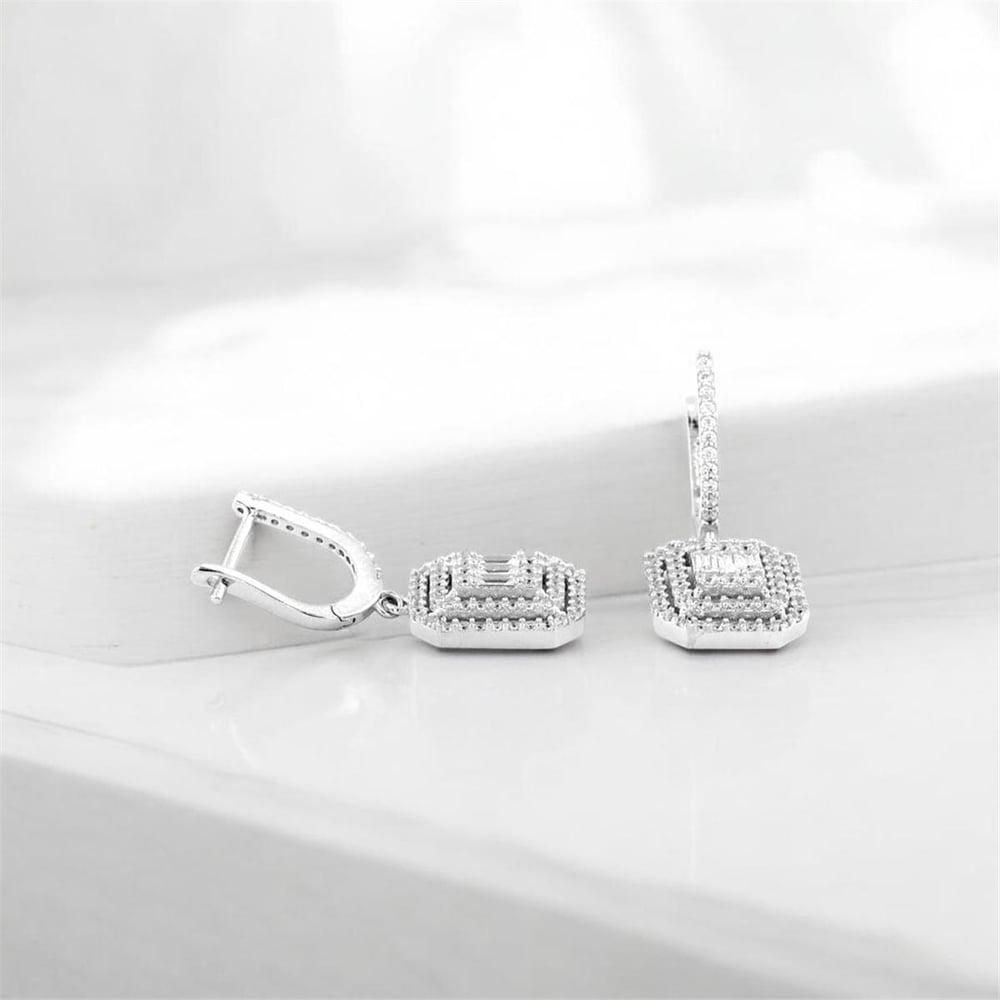 14 Ayar Altın Baget Küpe  -  0185029