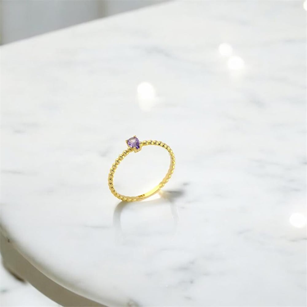 14 Ayar Altın Renkli Yüzük  -  0190627