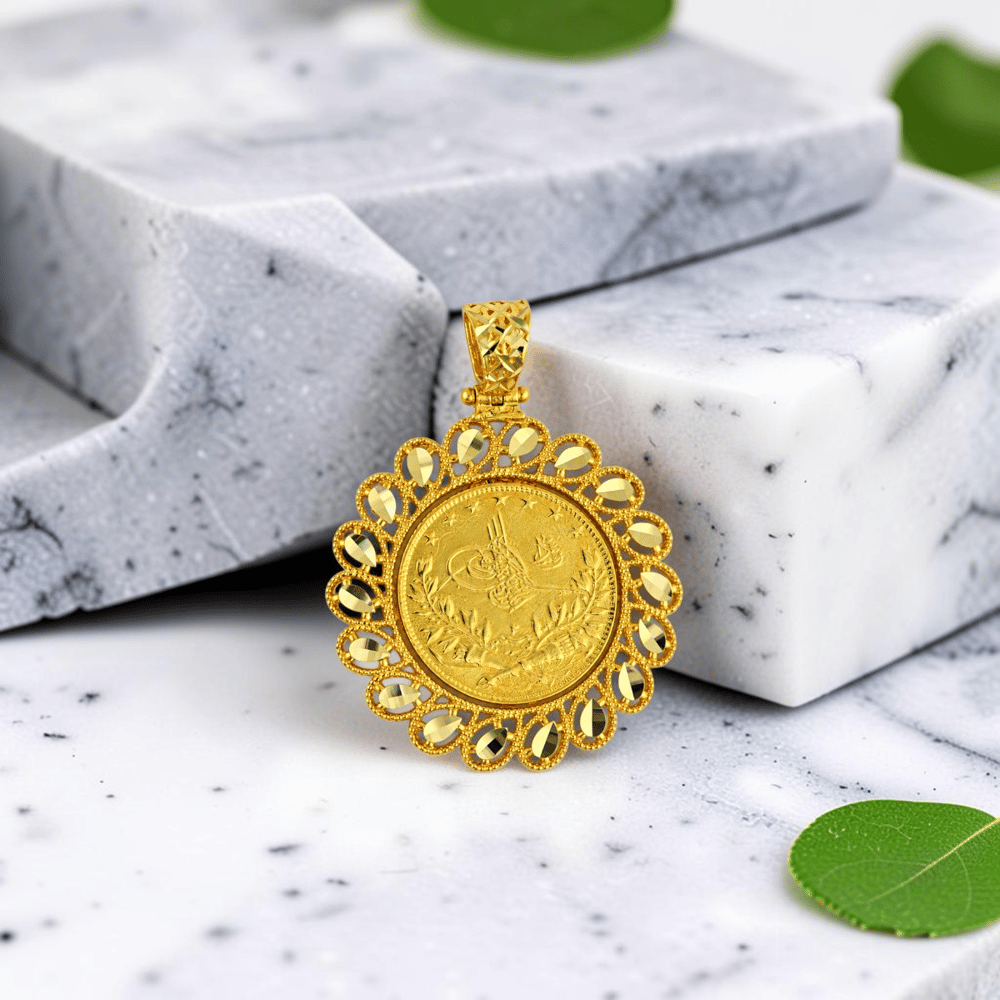 14 Ayar Altın Turalı Kolye Ucu  -  0213532