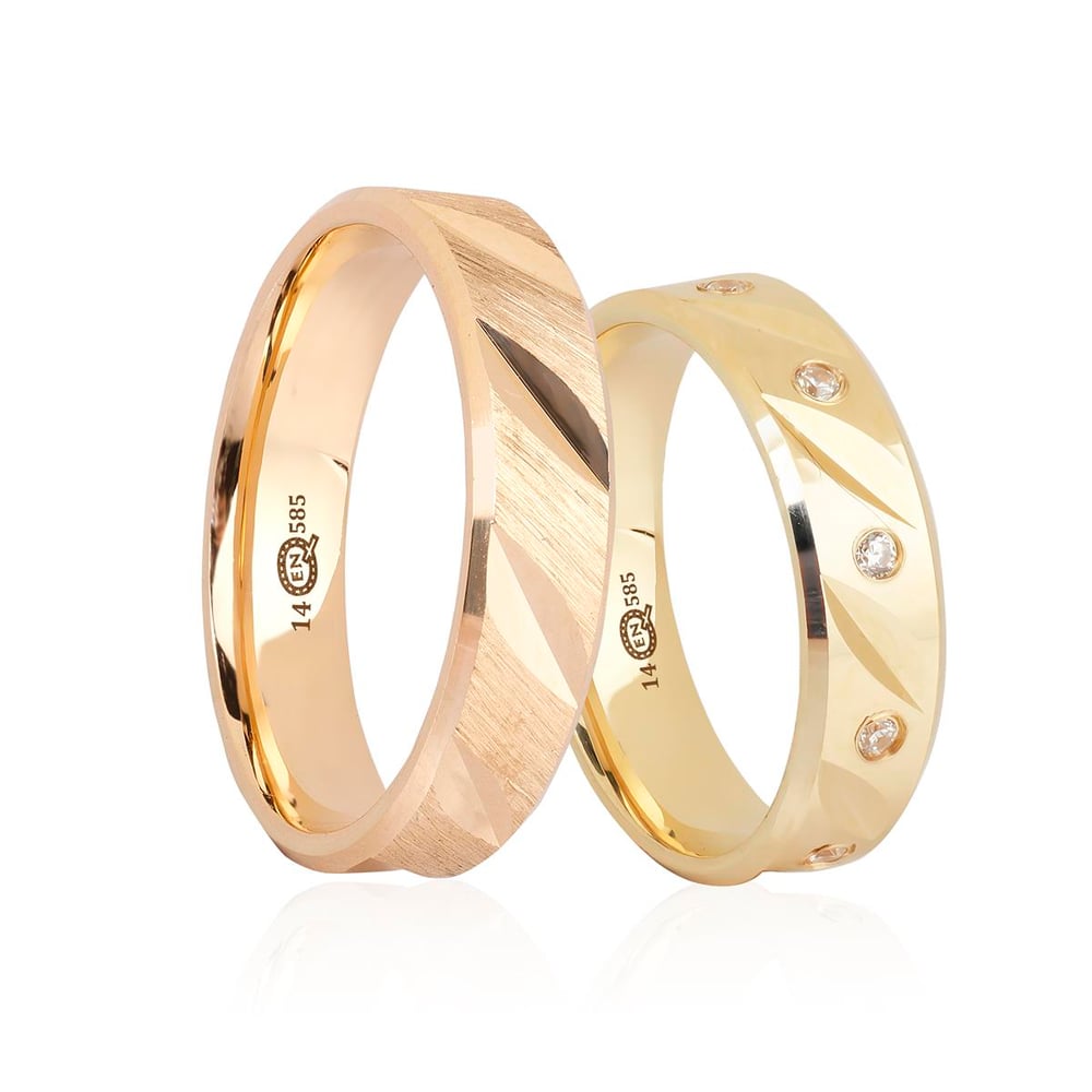 14 Ayar Elişi Kadın Alyans - EL02027