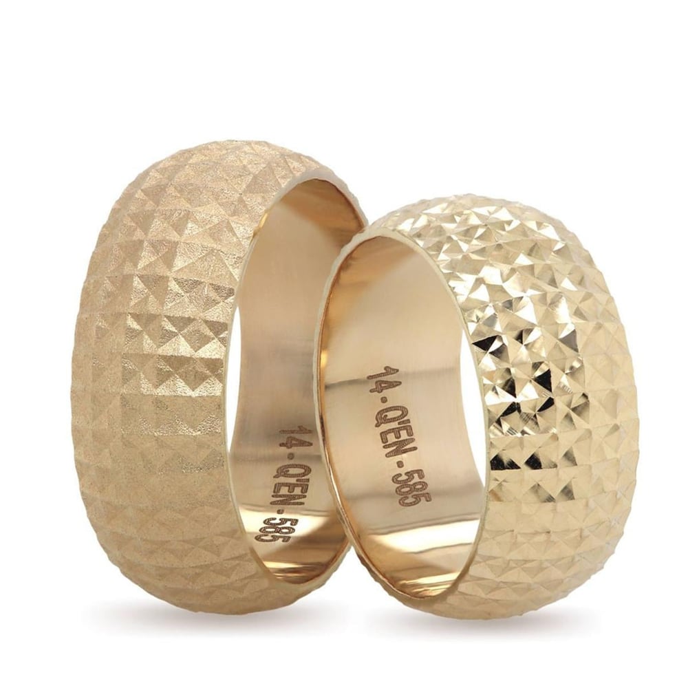 14 Ayar Makine Erkek Alyans - IBK0276