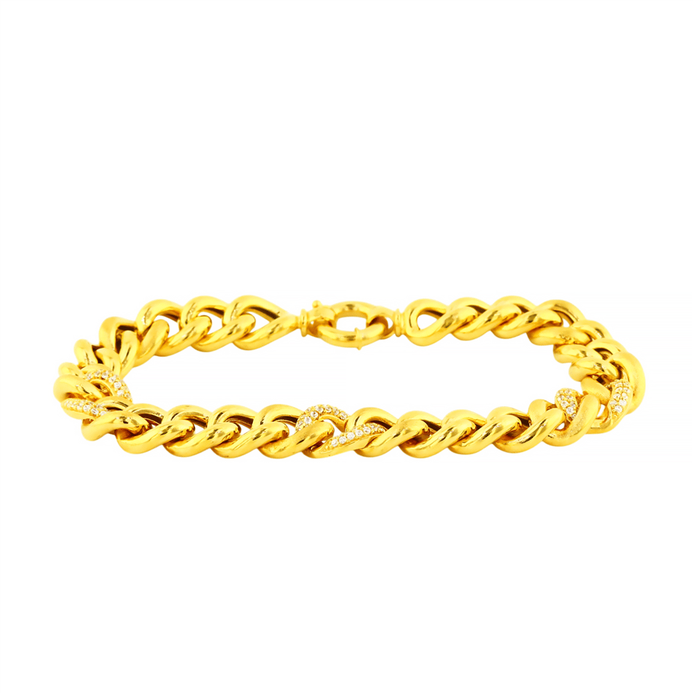 22 Ayar Altın Halloy Bileklik  -  0205855