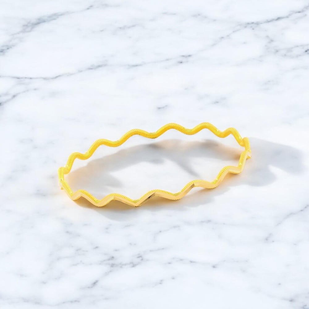 22 Ayar Zigzag Bilezik - ZIG-1000