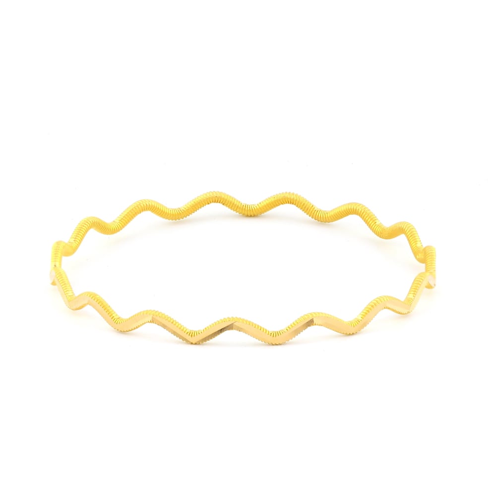 22 Ayar Zigzag Bilezik - ZIG-1000