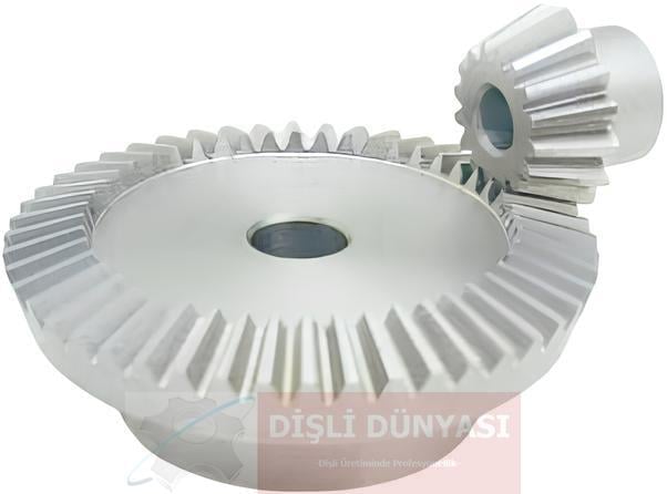 1:3 Oran 1.5 Modül 16/48 Konik Dişli Takımı
