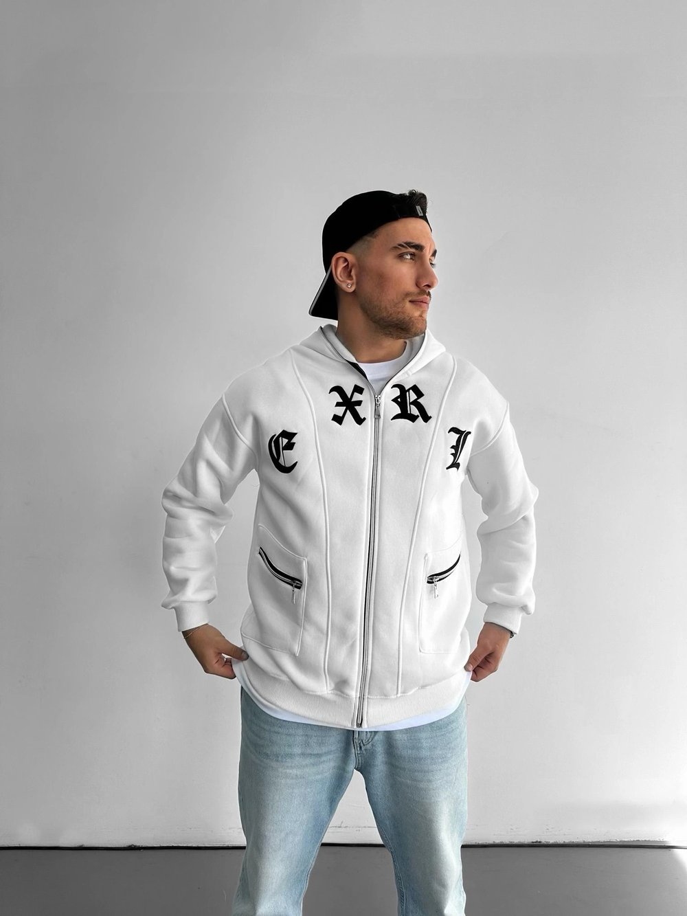 3 İPLİK PAMUKLU KUMAŞ XRL KAPÜŞONLU HIRKA